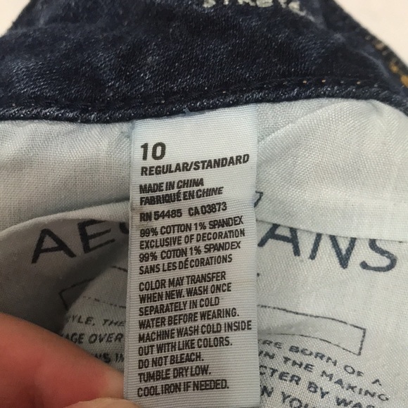 American Eagle Outfitters Artist Crop Stretch Jeans Women’s Size 10 Regular - Picture 7 of 10